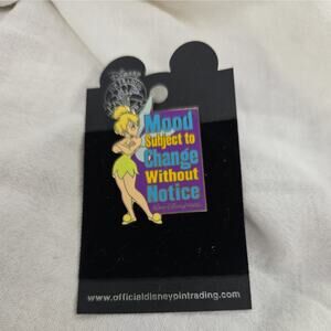 DISNEY PIN TRADING TINKER BELL MOOD SUBJECT TO CHANGE WITHOUT NOTICE MOC